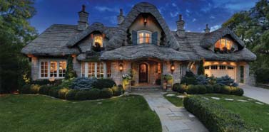 用水泥仿木工藝制作別墅屋頂及室內外家具