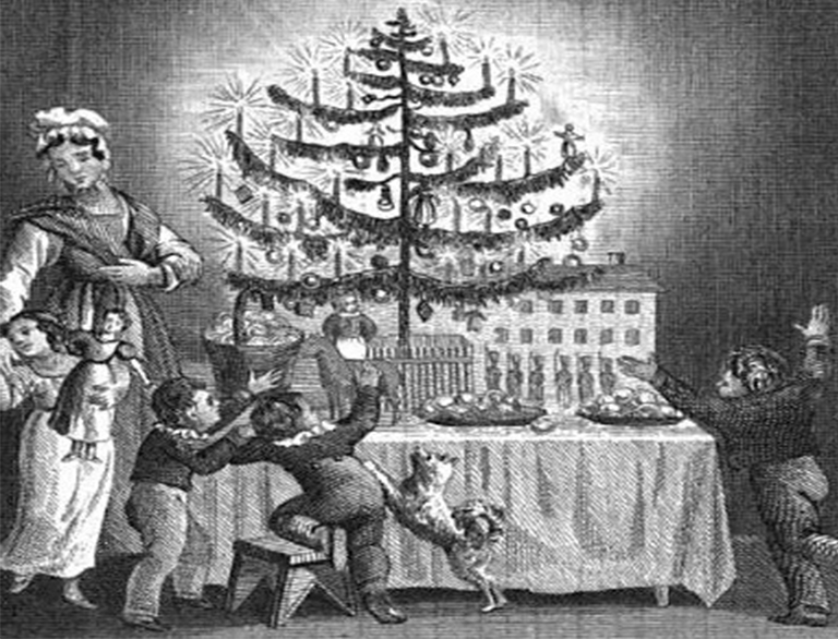 圣誕樹如何成為流行的傳統