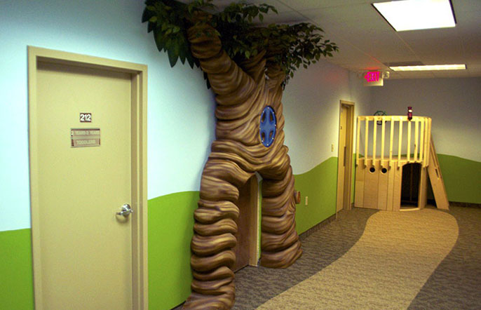 兒童房仿真樹(shù)