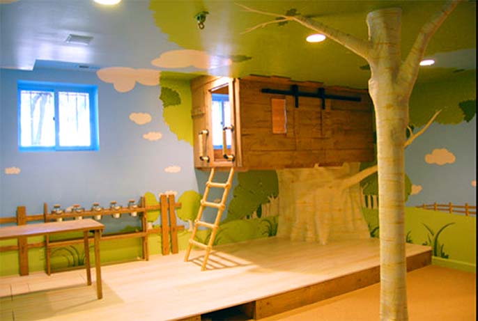 兒童房仿真樹(shù)