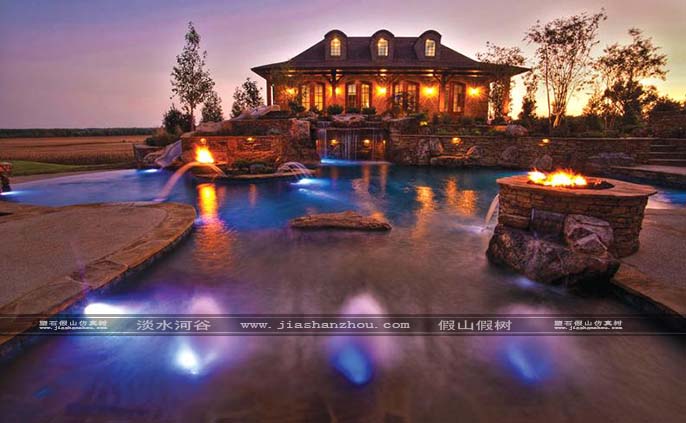 水泥假山假樹制作