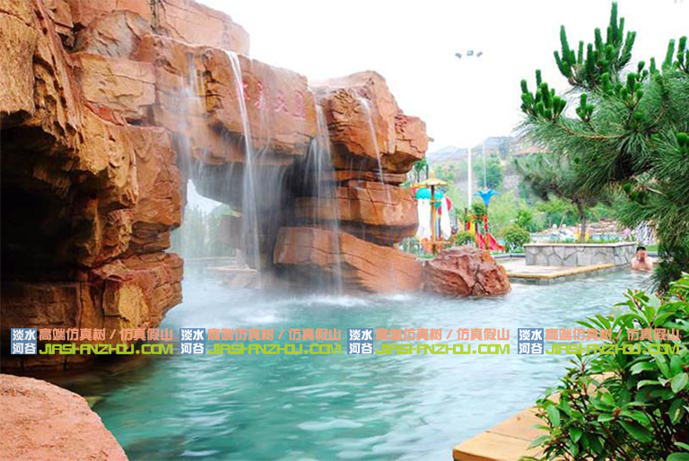 水泥假山.jpg 水泥假山