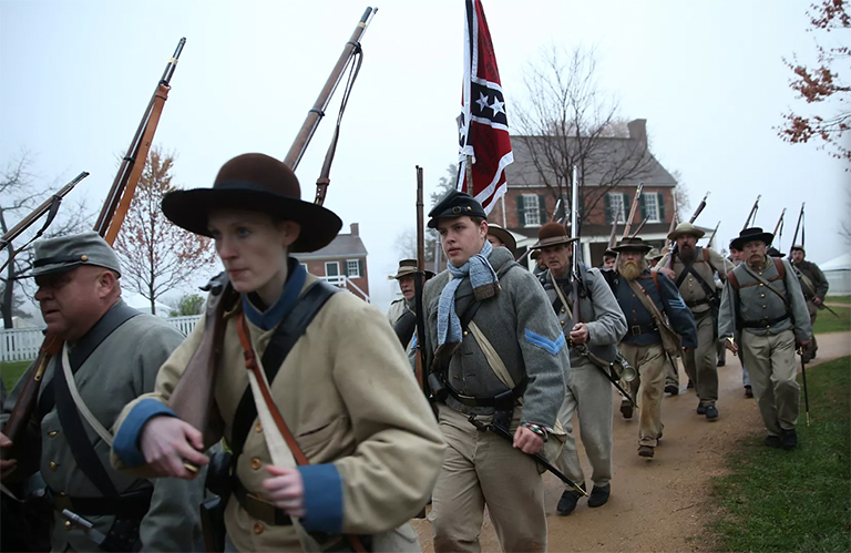 Appomattox紀念內戰中李軍投降150周年.jpg Appomattox紀念內戰中李軍投降150周年