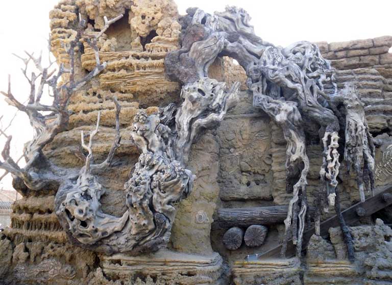 水泥做假樹(shù)根