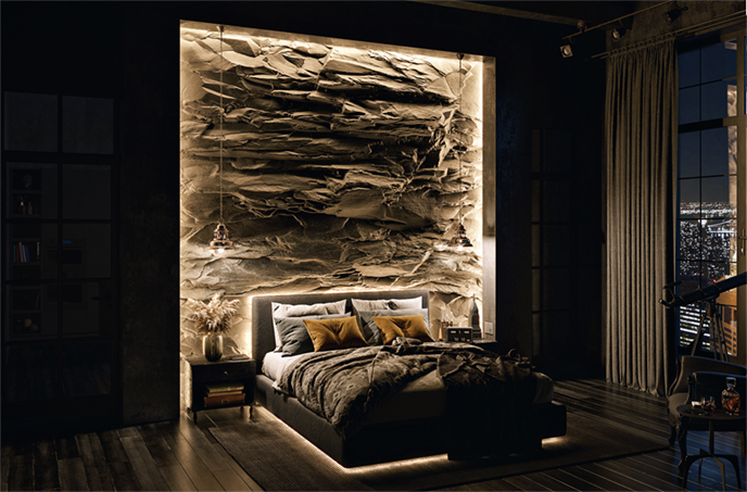 仿石藝術背景墻