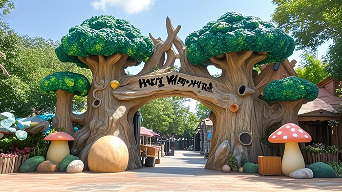 生態(tài)園大門