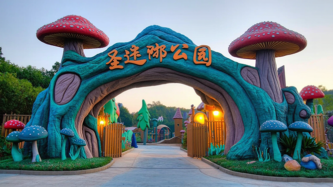 生態(tài)園大門