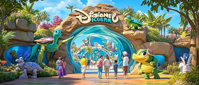 生態(tài)園大門