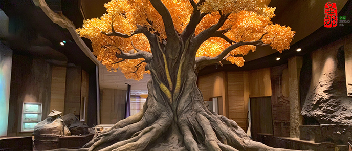 仿真樹(shù)包柱子