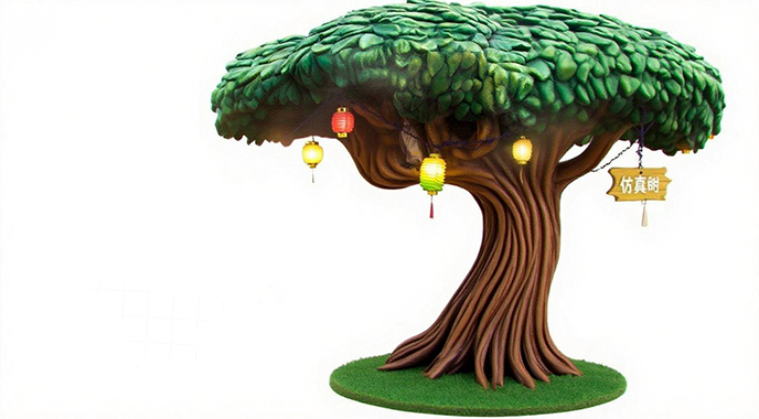 卡通仿真樹