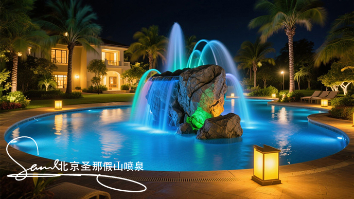 假山噴泉