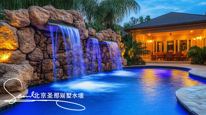 別墅水墻