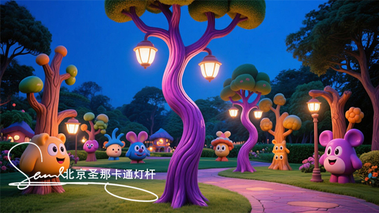 卡通燈桿