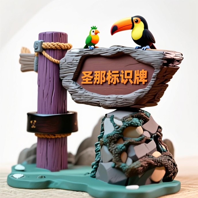 水泥仿木標(biāo)識牌